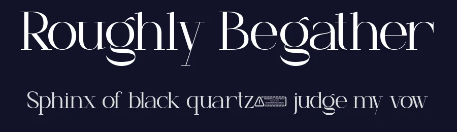 Roughly Begather by Sohel Studio — Serif Font — thumbnail 2