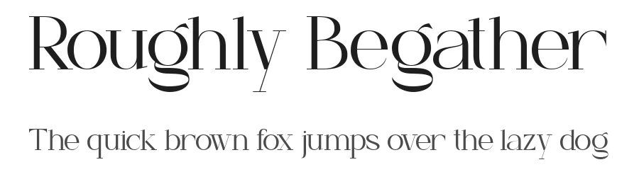 Roughly Begather by Sohel Studio — Serif Font