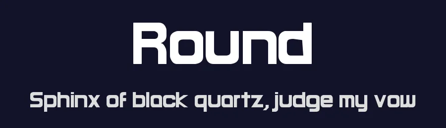 Round by Type Sailor — Display Font — thumbnail 2