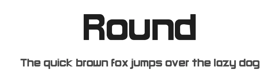 Round by Type Sailor — Display Font