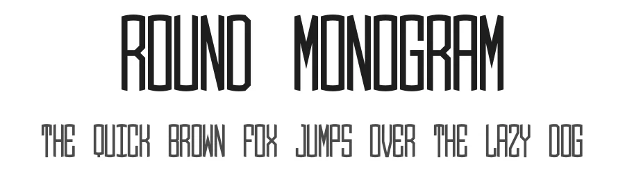 Round Monogram