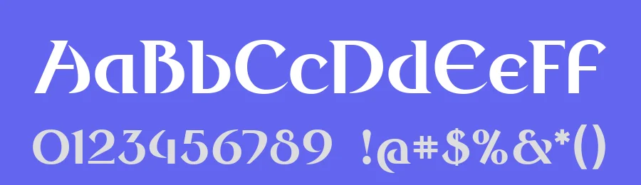 Round Style by Wojciech Kalinowski — Blackletter Font — thumbnail 3