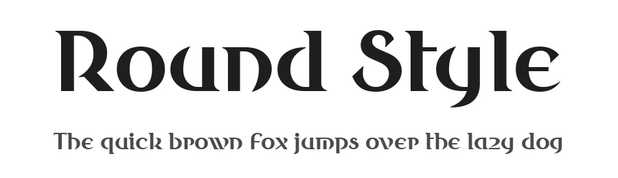 Round Style by Wojciech Kalinowski — Blackletter Font
