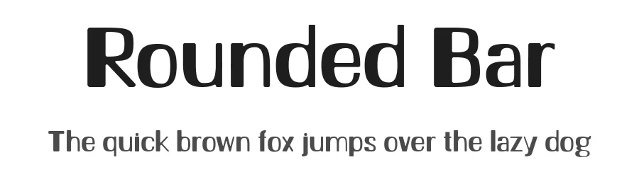 Rounded Bar