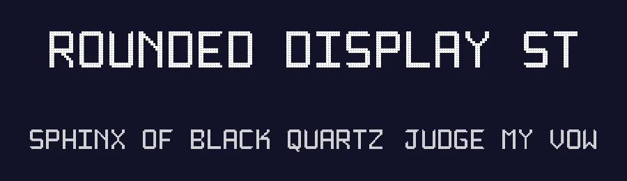 Rounded Display ST by Southype — Display Font — thumbnail 2