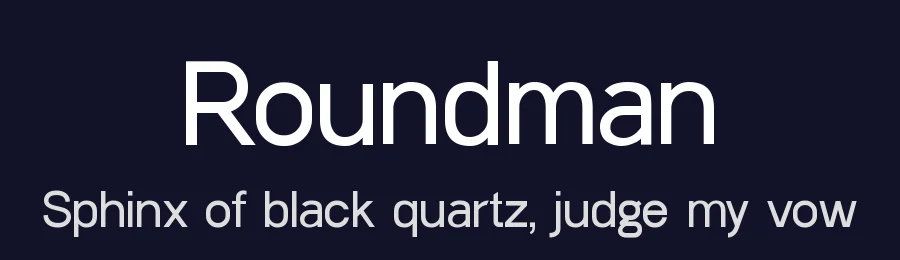 Roundman by UI Creative — Sans Serif Font — thumbnail 2