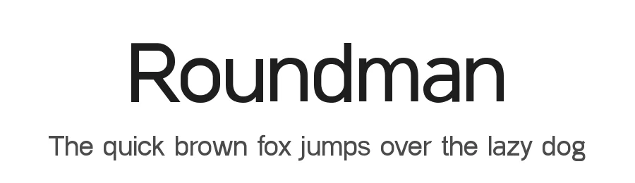 Roundman by UI Creative β Sans Serif Font