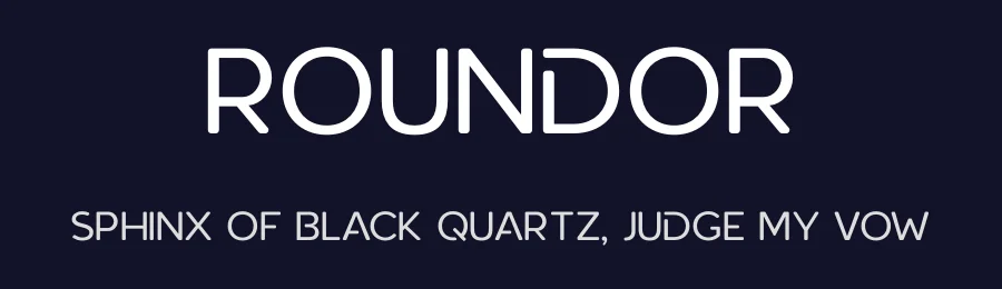 Roundor by Robin Campistron — Sans Serif Font — thumbnail 2