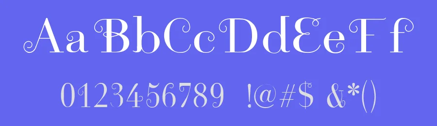 Rousseau by Leanne Rousseau — Decorative Font — thumbnail 3
