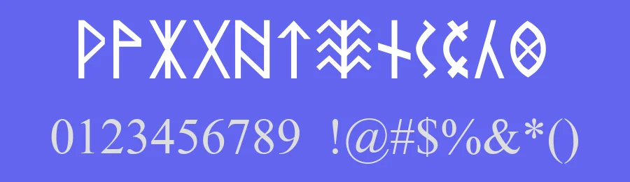 Rovas Kiterjesztett by Dr. Gabor Hosszu — Dingbats Font — thumbnail 3