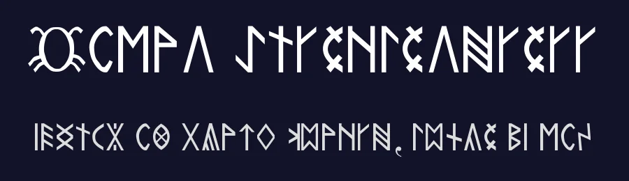 Rovas Kiterjesztett by Dr. Gabor Hosszu — Dingbats Font — thumbnail 2