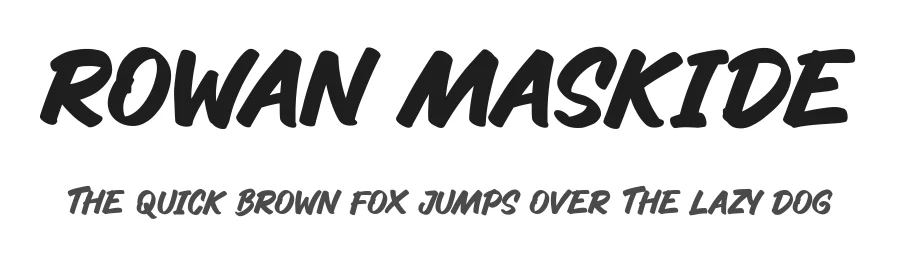 Rowan Maskide by Creakokun Studio — Decorative Font