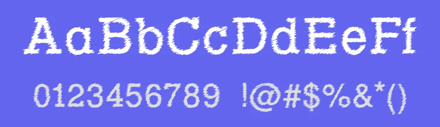 Rowdy Typemachine by Evad — Decorative Font — thumbnail 3