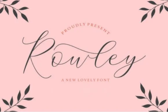 Rowley Script Font by Stellar Studio — Script Handwritten Font