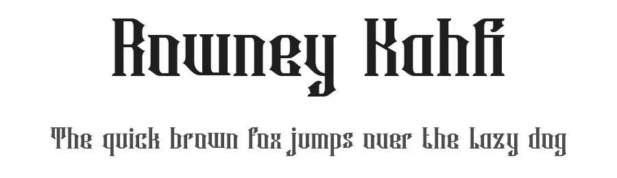 Rowney Kahfi by StringLabs Creative Studio — Decorative Font