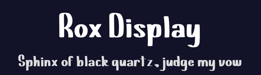 Rox Display by StringLabs Creative Studio — Decorative Font — thumbnail 2