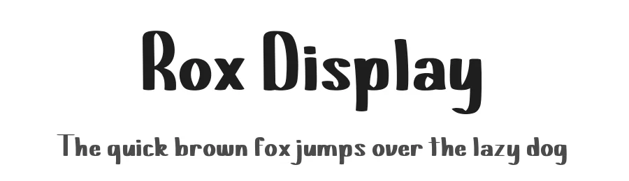 Rox Display by StringLabs Creative Studio β Decorative Font