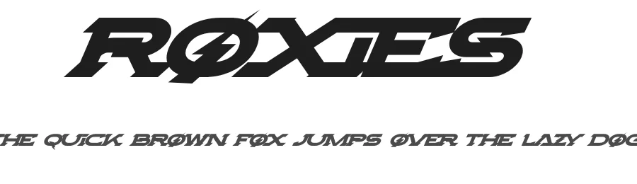 Roxies by Gassstype โ Display Font