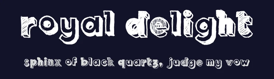 Royal Delight by imagex — Decorative Font — thumbnail 2