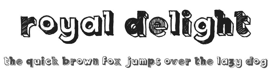 Royal Delight by imagex — Decorative Font