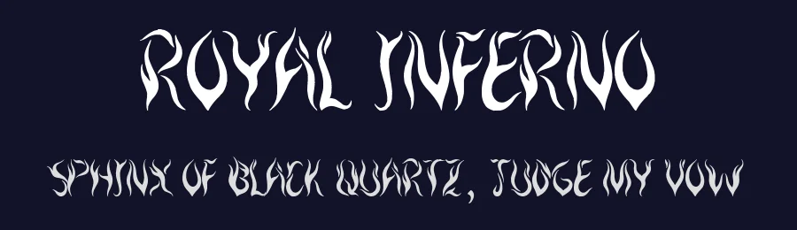 Royal Inferno by JSH creates — Decorative Font — thumbnail 2