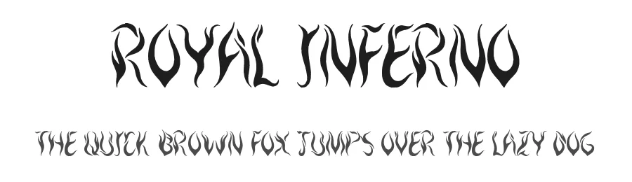Royal Inferno by JSH creates — Decorative Font
