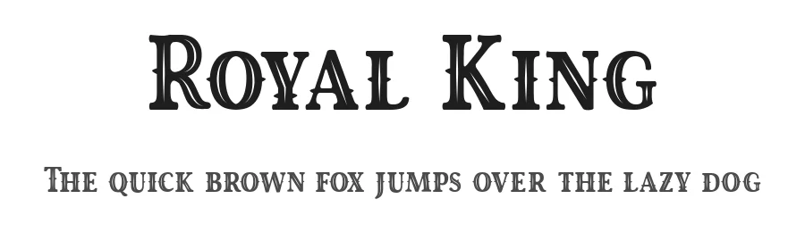 Royal King by PutraCetol Studio — Decorative Font