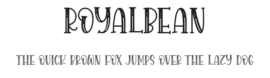 Royalbean by Balpirick Studio — Decorative Font