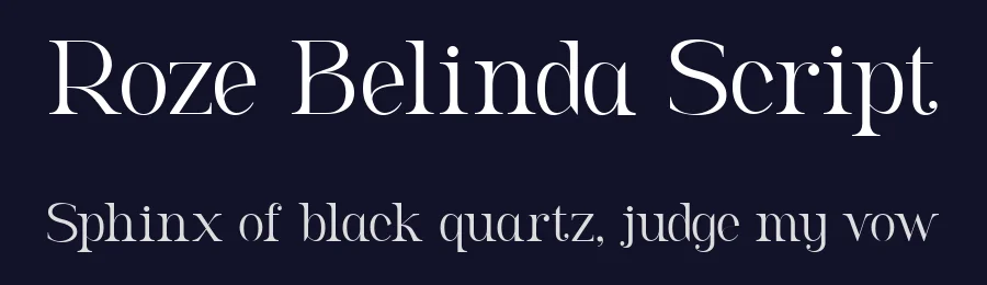 Roze Belinda Script by Sign Studio — Script Handwritten Font — thumbnail 2