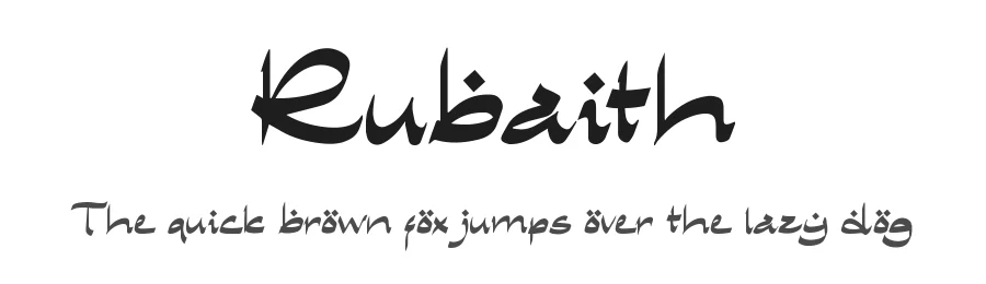 Rubaith by Excellent Ritma Florendia — Decorative Font