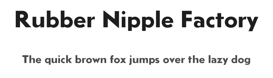 Rubber Nipple Factory