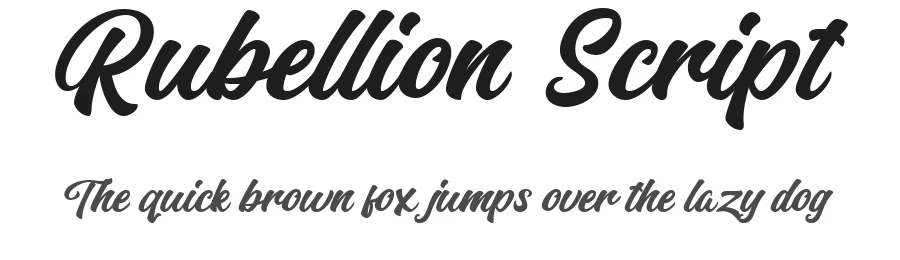 Rubellion Script