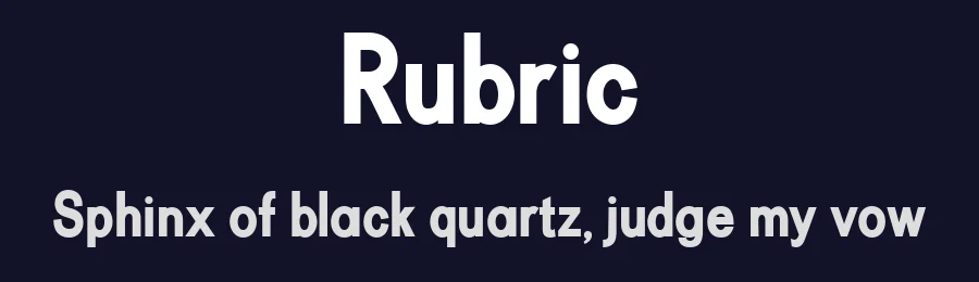 Rubric by Bekeen.co — Sans Serif Font — thumbnail 2