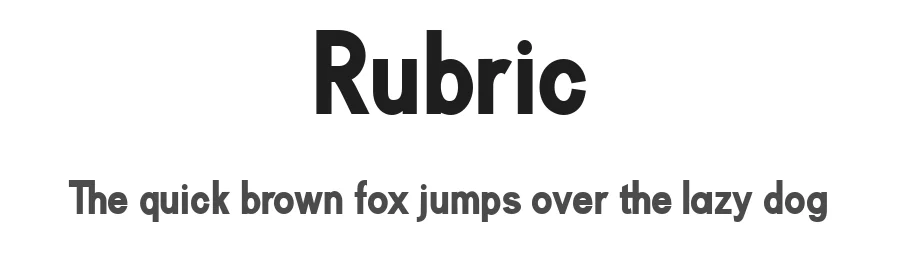 Rubric by Bekeen.co β Sans Serif Font