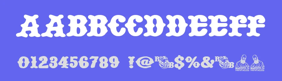 Rude Biker by Woodcutter — Decorative Font — thumbnail 3