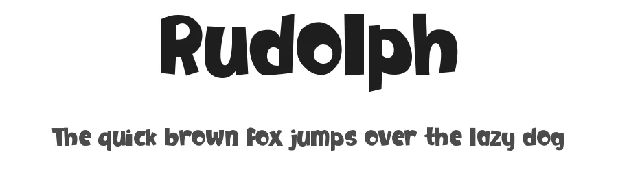 Rudolph by Modestype Studio — Decorative Font