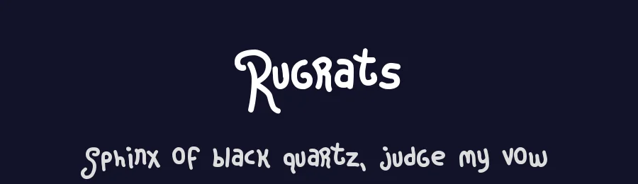 Rugrats by Jayde Garrow — Script Handwritten Font — thumbnail 2