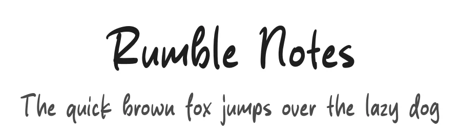 Rumble Notes