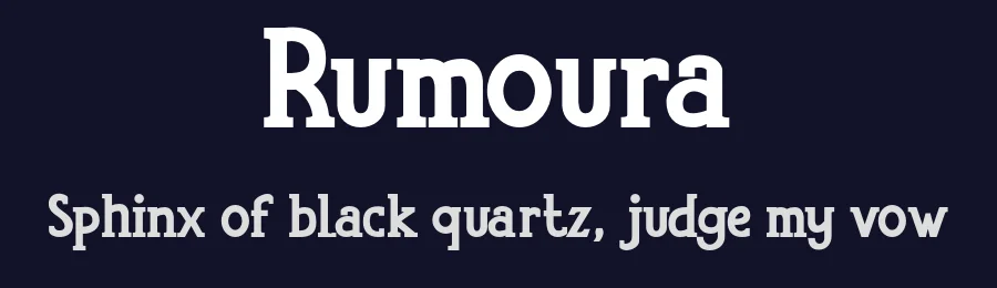 Rumoura by InksTypia Studio — Decorative Font — thumbnail 2