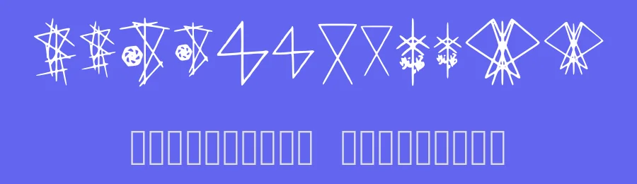 Runas by Gesso — Dingbats Font — thumbnail 3