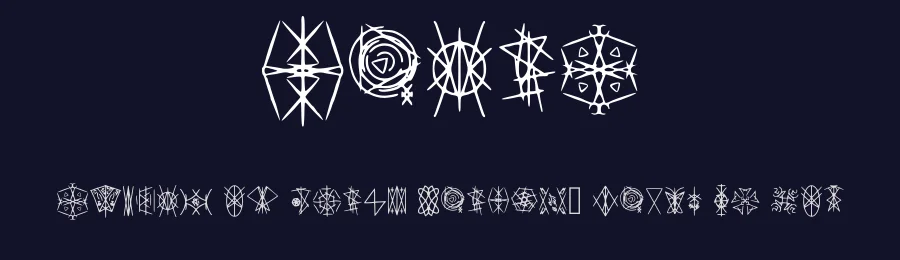 Runas by Gesso — Dingbats Font — thumbnail 2