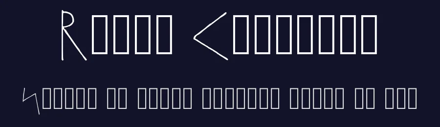 Runas Vikingas by Runas Vikingas — Dingbats Font — thumbnail 2