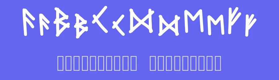Rune 23571 by Kolega 23571 — Dingbats Font — thumbnail 3