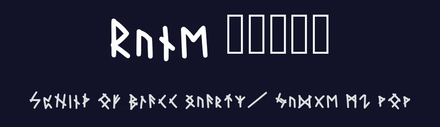 Rune 23571 by Kolega 23571 — Dingbats Font — thumbnail 2