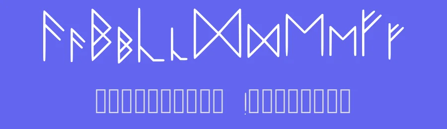 Runes by Matts Dagstad — Dingbats Font — thumbnail 3
