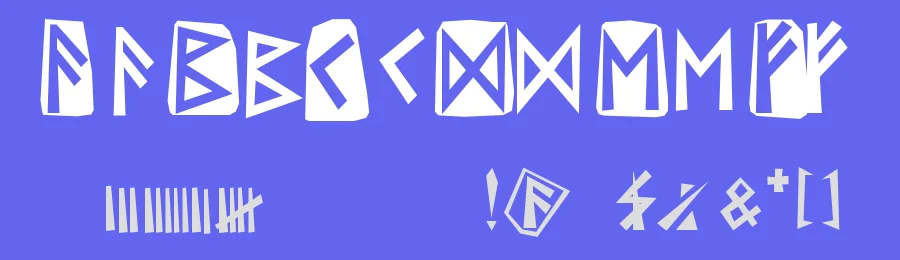 Runes by Mathieu Klomp — Dingbats Font — thumbnail 3