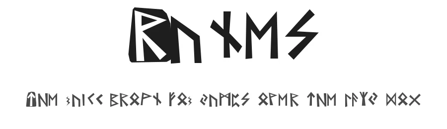 Runes by Mathieu Klomp — Dingbats Font