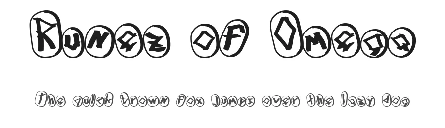 Runez of Omega by Omega Font Labs β Decorative Font