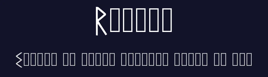 Runico by Santy — Dingbats Font — thumbnail 2
