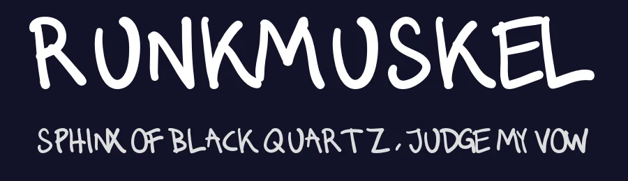 Runkmuskel by Anton Bohlin — Script Handwritten Font — thumbnail 2